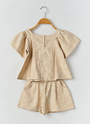 Ensemble beige RORA pour fille