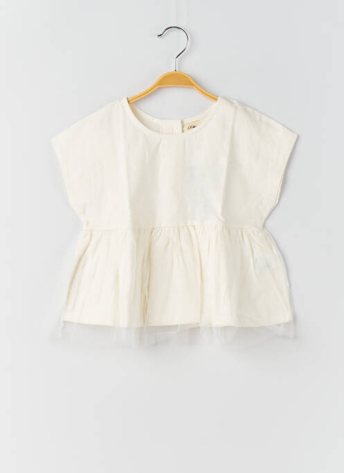 Blouse beige RORA pour fille