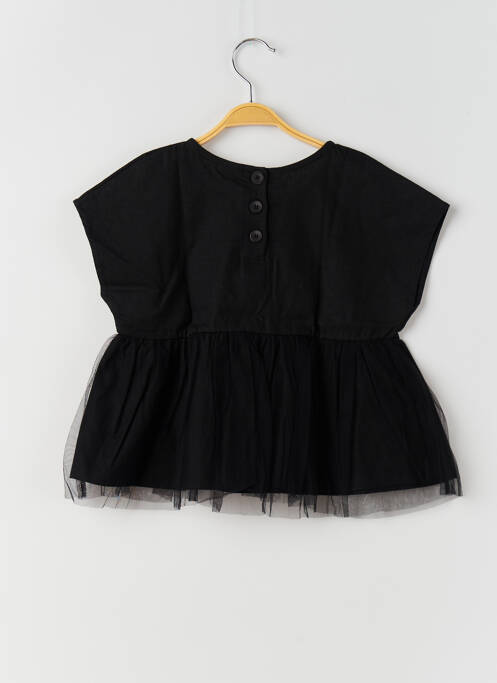 Blouse noir RORA pour fille