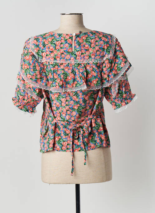 Blouse bleu RORA pour femme