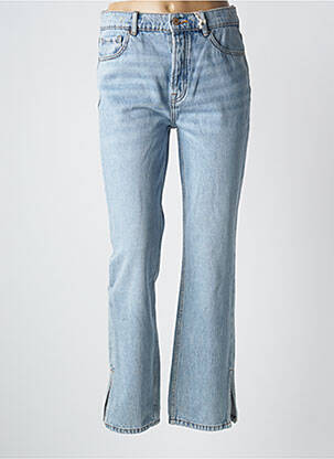 Jeans coupe droite taille haute taille haute bleu NAGEV femme