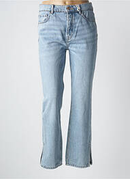 Jeans coupe droite taille haute taille haute bleu NAGEV femme
