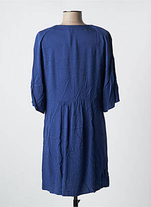 Robe courte manches 3/4 manches 3/4 bleu LES P'TITES BOMBES femme