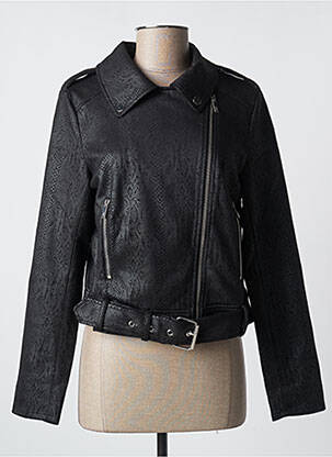 Veste casual col tailleur noir LES P'TITES BOMBES femme