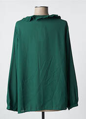 Blouse vert CHRISTY pour femme seconde vue