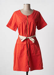 Robe courte orange PAKO LITTO pour femme seconde vue