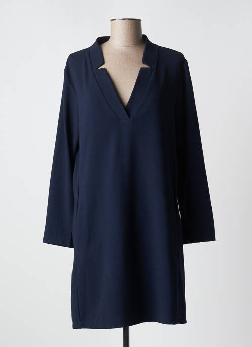 Robe courte bleu PAKO LITTO pour femme