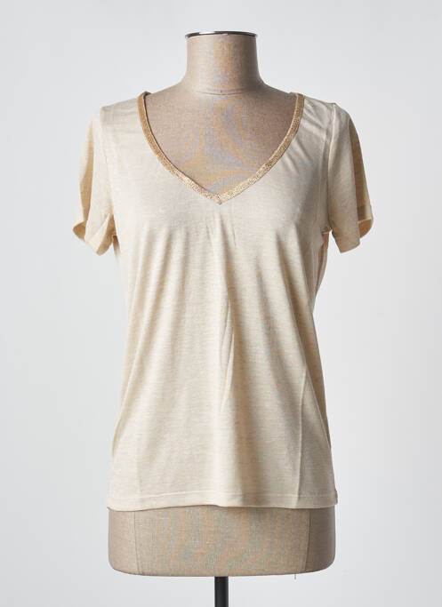 T-shirt beige LES P'TITES BOMBES pour femme