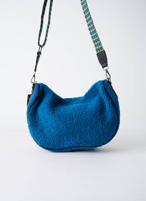 Sac bleu MANDOLINE pour femme