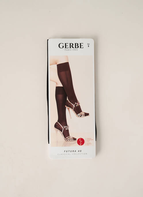 Chaussettes noir GERBE pour femme