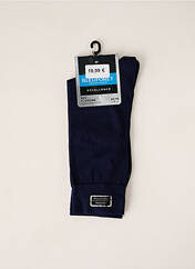 Chaussettes bleu BLEU FORET pour homme seconde vue