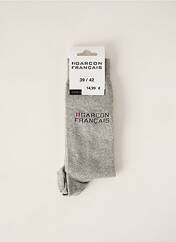 Chaussettes gris GARÇON FRANÇAIS pour homme seconde vue