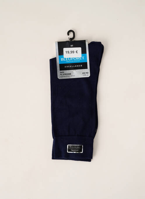 Chaussettes bleu BLEU FORET pour homme