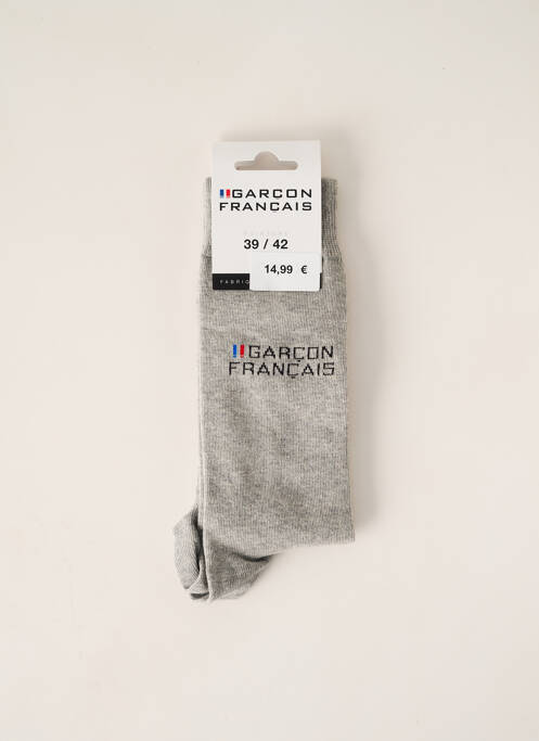 Chaussettes gris GARÇON FRANÇAIS pour homme