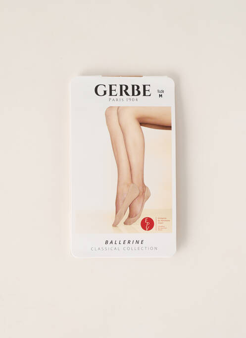 Chaussettes beige GERBE pour femme