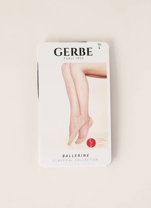 Chaussettes noir GERBE pour femme