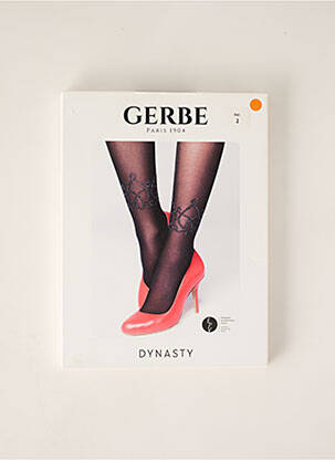 Collants stretch noir GERBE femme