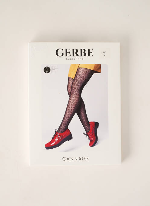 Collants stretch noir GERBE femme