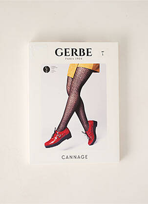 Collants stretch noir GERBE femme