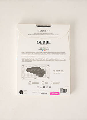 Collants stretch noir GERBE femme