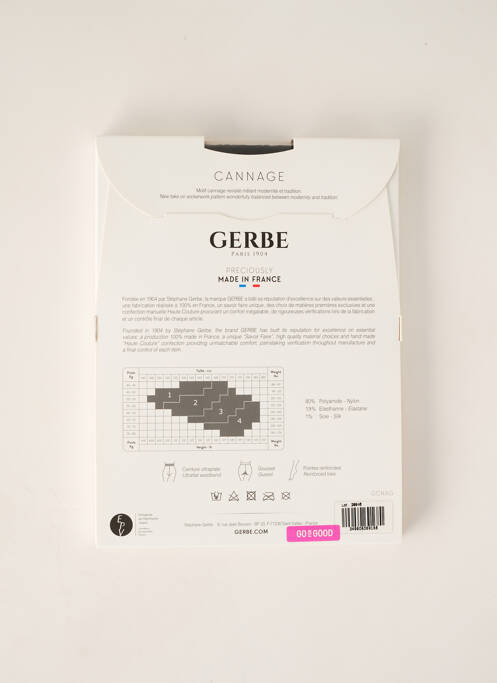 Collants noir GERBE pour femme