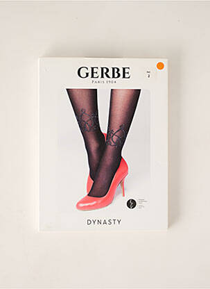 Collants stretch noir GERBE femme