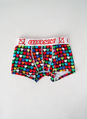 Boxer stretch rouge WAXX garçon