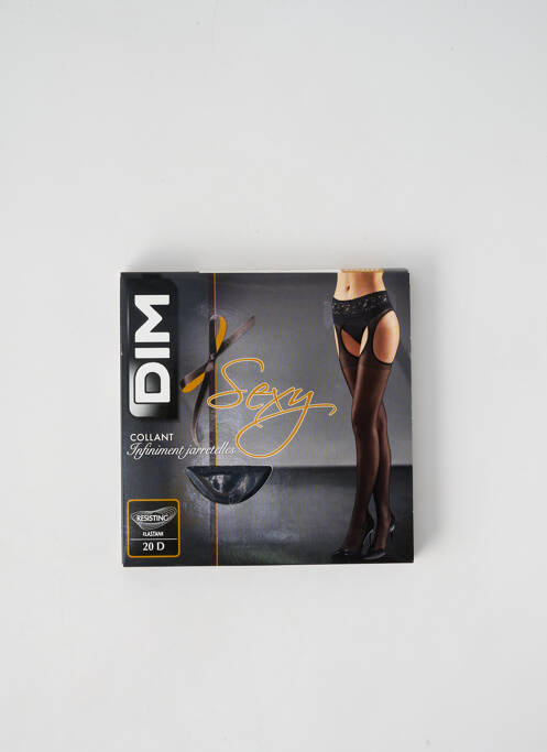 Collants noir DIM pour femme