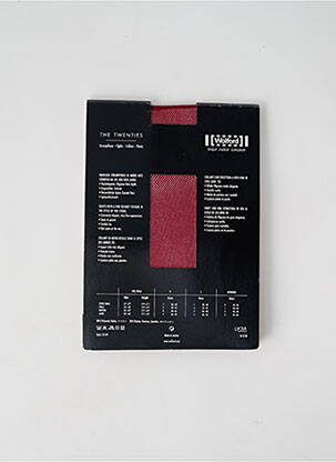 Collants stretch rouge WOLFORD femme