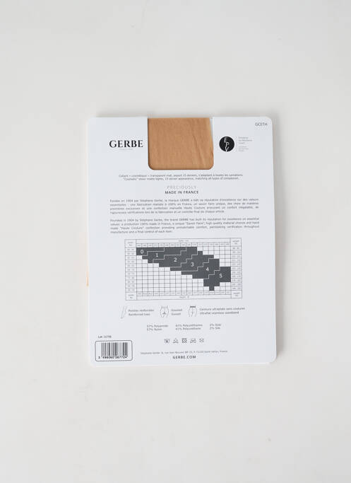 Collants chair GERBE pour femme