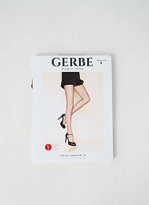 Collants tissage voile marron GERBE femme