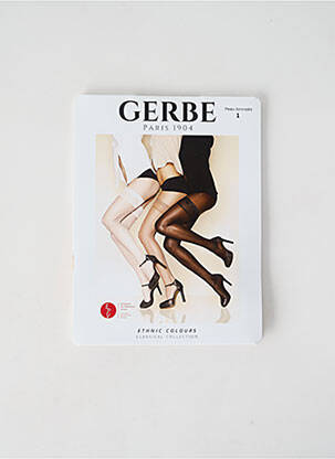 Bas tissage dentelle chair GERBE femme