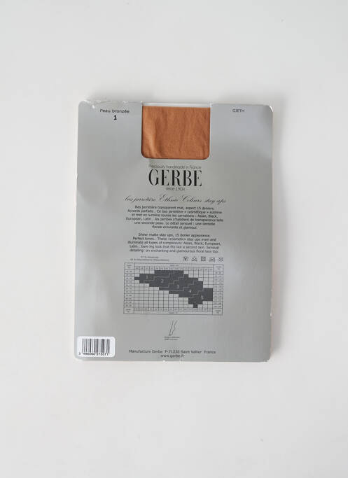 Bas chair GERBE pour femme