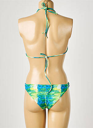 Maillot de bain 1 pièce imprimé fantaisie vert SALSA femme