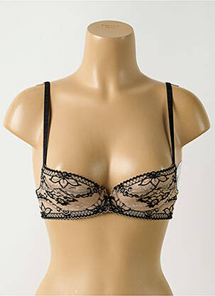 Soutien-gorge effet matière satinée haut soutien-gorge balconnet beige WACOAL femme