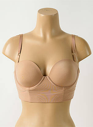 Soutien-gorge effet matière satinée haut soutien-gorge moulé chair WACOAL femme