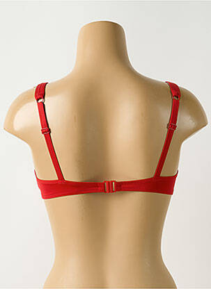 Haut de maillot de bain stretch haut soutien-gorge balconnet rouge HUIT & HUIT femme