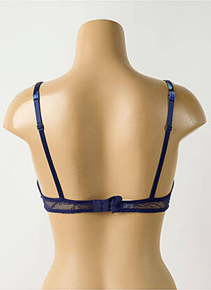 Soutien-gorge effet matière satinée bleu AUBADE femme