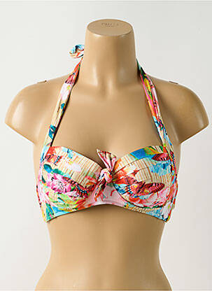Haut de maillot de bain stretch haut soutien-gorge moulé orange SEAFOLLY femme