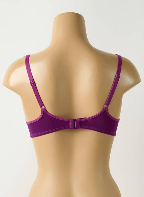 Soutien-gorge effet matière satinée haut soutien-gorge push-up violet MARLIES DEKKERS femme