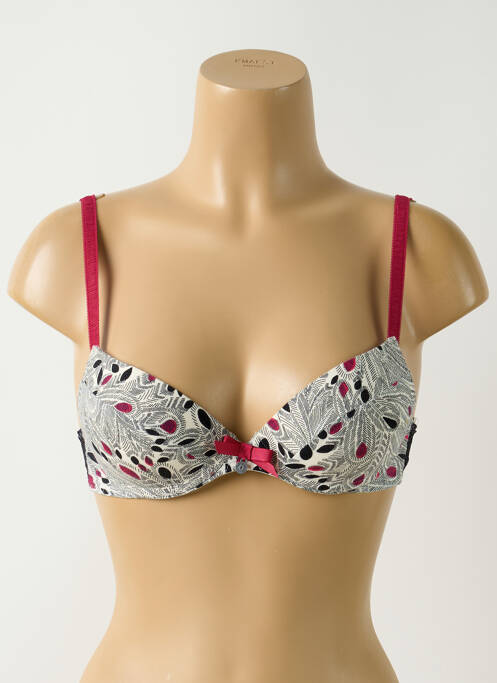 Soutien-gorge haut soutien-gorge push-up haut soutien-gorge push-up gris BARBARA femme