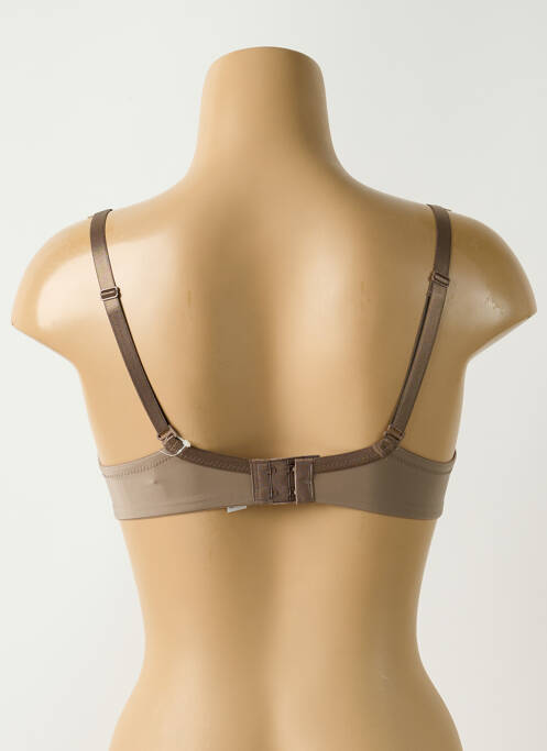 Soutien-gorge effet matière satinée haut soutien-gorge moulé marron WACOAL femme
