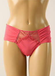 Tanga effet matière satinée rose LEJABY femme