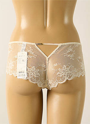 Shorty effet matière satinée beige WACOAL femme