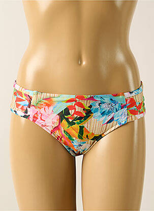 Bas de maillot de bain imprimé fantaisie culotte orange SEAFOLLY femme