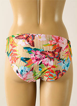 Bas de maillot de bain imprimé fantaisie culotte orange SEAFOLLY femme