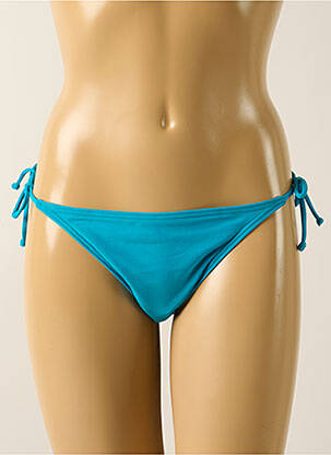 Bas de maillot de bain effet matière satinée bikini bleu O'NEILL femme