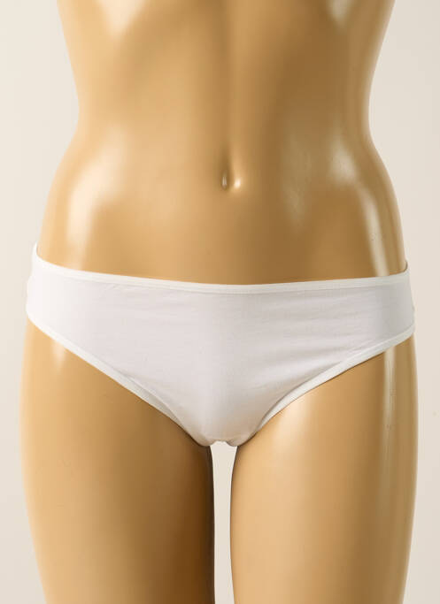 Tanga blanc WACOAL pour femme