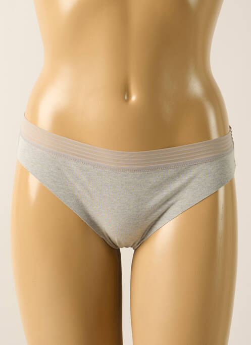 Tanga gris WACOAL pour femme