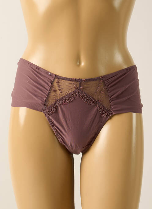 Tanga violet LEJABY pour femme